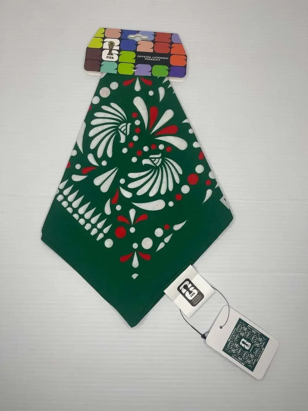 FIFA World Cup 2026 Official Licensed Product Mexico Folkloric Pattern Bandana